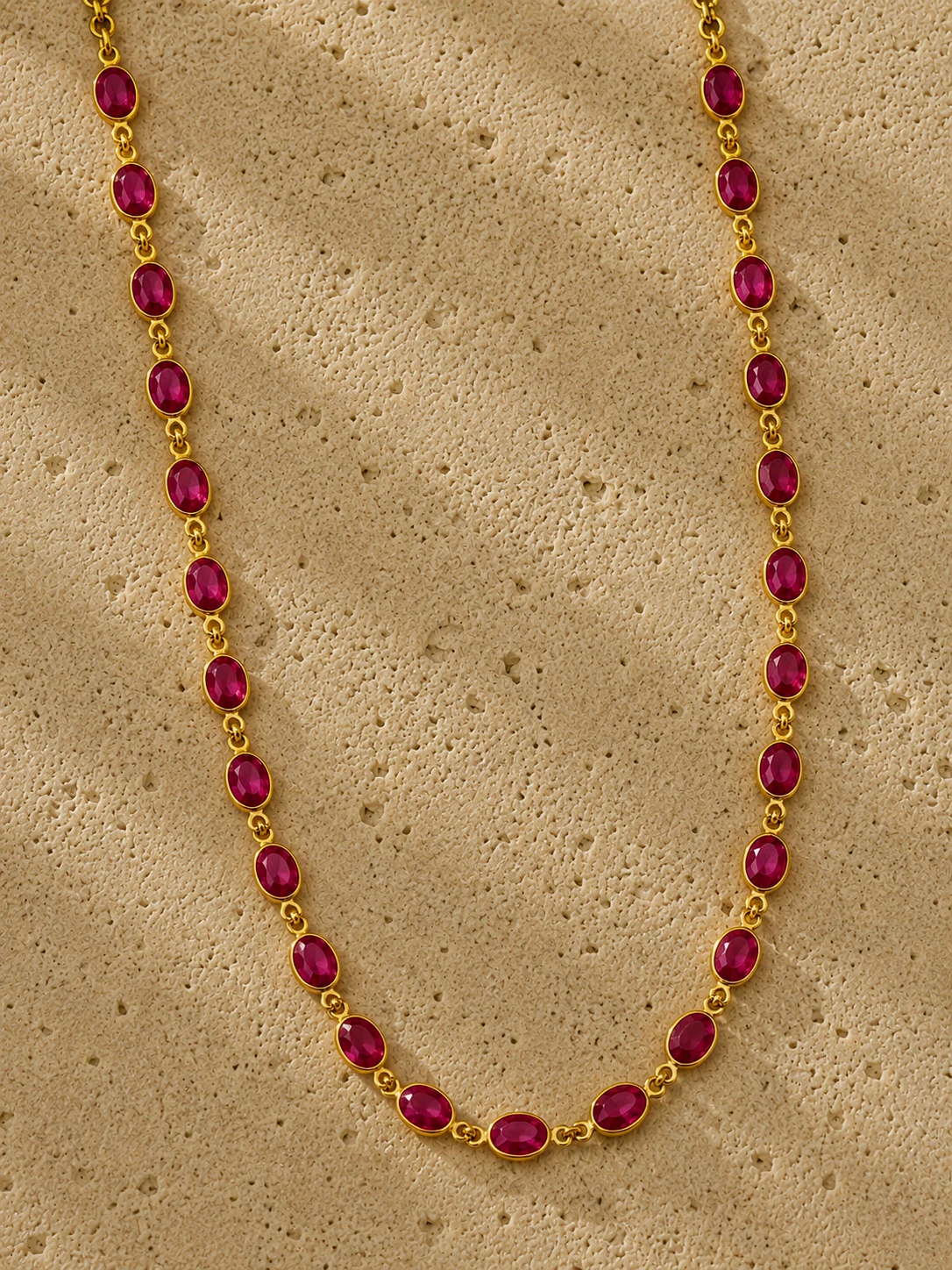 Shafaq — Ruby Necklace — Chapter III Falak — Maison Olivané