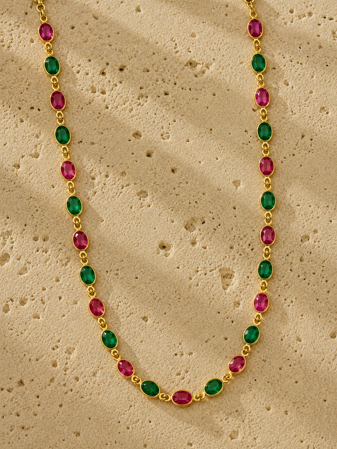 Thuraya — Ruby and Emerald Bracelet — Chapter III Falak — Maison Olivané